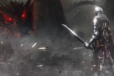 1920x1080 Knight Vs Dragon Wallpapers