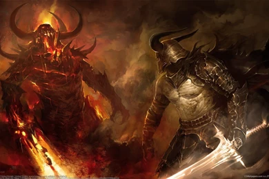 Demon Vs Knight Wallpapers 1920x1200 (