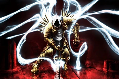 1366x768 Winged Warrior Knight Wallpapers