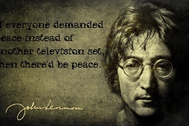 War Music Peace The Beatles John Lennon Wallpapers