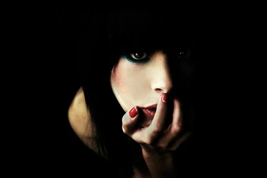 Girl On Black Backgrounds Wallpapers And Images   Wallpapers ...