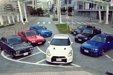 Japan, Streets, Cars, Roads, Vehicles, Nissan R35 GT R, Nissan ...