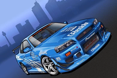 Full HD Wallpapers + Cars, By Russ Schwenkler, Nissan, Skyline ...