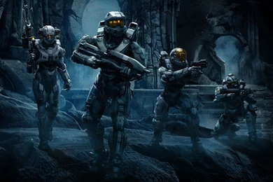 Halo 5 Team Holding Guns Wallpapers – 1920×1200 High Definition ...