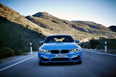 2014 BMW M3 Blue Sedan Wallpaper.jpg
