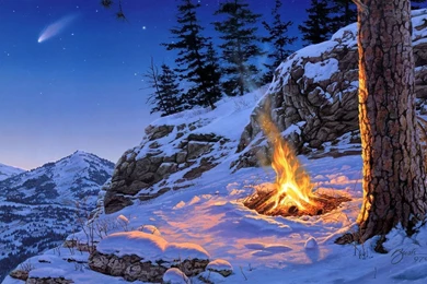Campfire Winter Wallpapers 195118