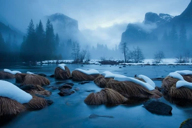 1920x1080 Yosemite National Park Winter Desktop PC And Mac Wallpapers