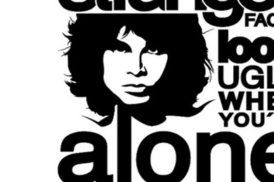 Download Wallpapers 640x960 The Doors, Member, Head, Face, Words ...