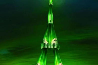 Green Beer Bottle Tower iPhone 4s Wallpapers Download