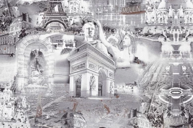 Vintage Eiffel Tower Paris Wallpapers Roll The Wall Vintage Paper ...