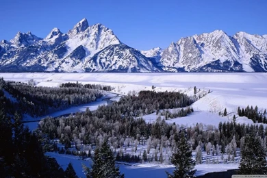 Snowy Mountains HD Desktop Wallpapers : Widescreen : High ...