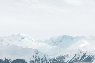 Apple IOS Snow Mountains HD Desktop Wallpapers : Widescreen : High ...
