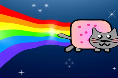 1366x768 Nyan Cat Redrawn Desktop PC And Mac Wallpapers