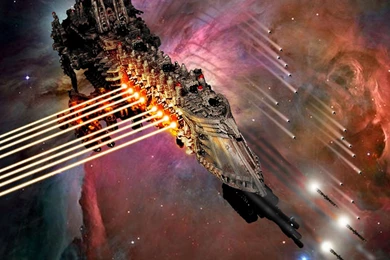 Gothic Space Battle Warhammer 40k Wallpapers