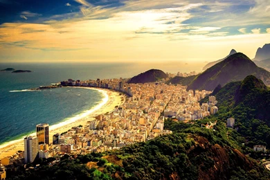 Copacabana Beach Rio De Janeiro Brazil Wallpapers   2880x1800 ...