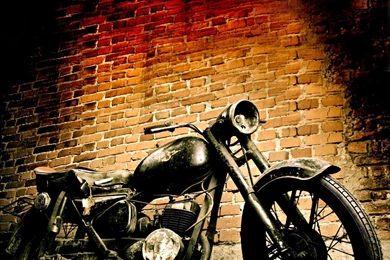 Old Motorcycle Vertical Wallpapers