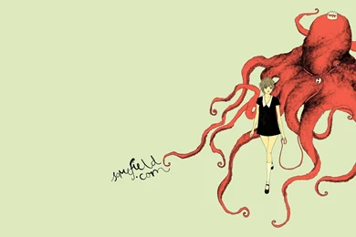 Abstract Octopus Wallpapers