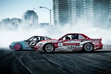 Download Wallpapers 3840x2400 Drift, Nissan, Sport, Cars, Smoke ...