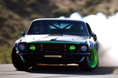 Ford Mustang Drifting HD Desktop Wallpapers : Widescreen : High ...
