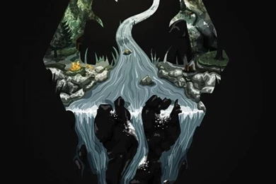 Dragons Logos The Elder Scrolls V: Skyrim Wallpapers