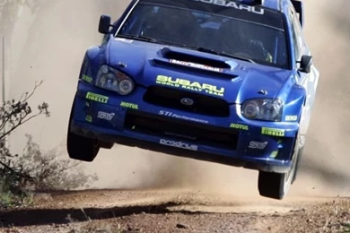 Subaru Impreza Wrx In Air iPhone 5 Wallpapers