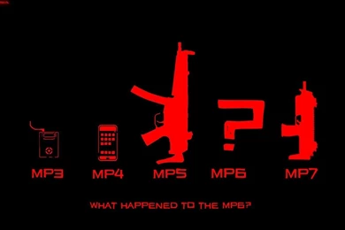 Black Guns Dark Red Iphone Mp5 Heckler And Koch Mp3 Mp7 ...