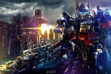 Optimus Prime Face   Wallpaper.