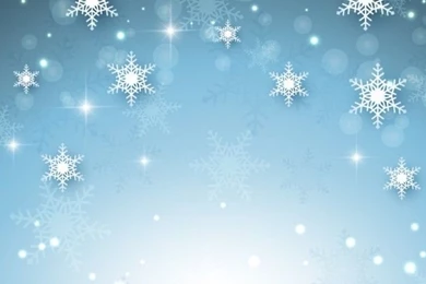 Snowflakes On A Bokeh Bright Backgrounds Vector