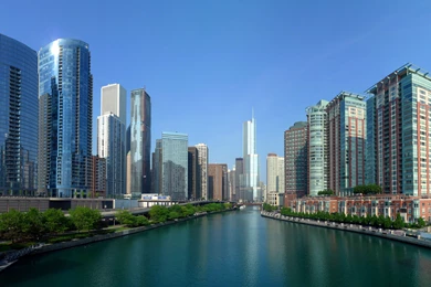 Chicago River Panorama Wallpapers Full HD [8192x3072]   Free ...