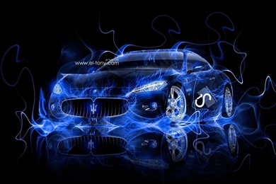 Maserati Granturismo Fire Car 2013 « El Tony