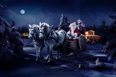 Wallpapers Holidays Christmas Santa Claus Image