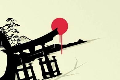 HDscreen: Japanese Artwork Simple Backgrounds Sketches Torii ...