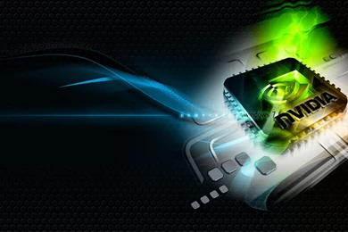 Download Wallpapers 3840x2160 Nvidia, Green, Blue, White, Chip 4K ...