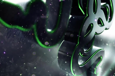HD Backgrounds Razer 3D Logo Green Symbol Wallpapers