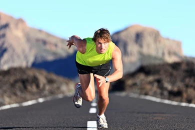 Download Wallpapers 1280x800 Start, Run, Man, Athlete 1280x800 HD ...