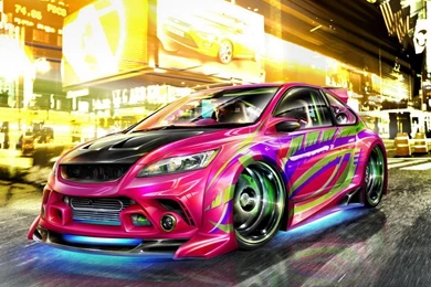 Awesome Pink Car Wallpapers