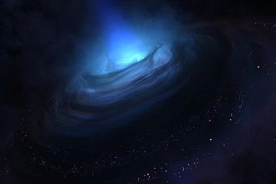 Download Wallpapers Blue Galaxy (1920 X 1080 HDTV 1080p). Desktop ...