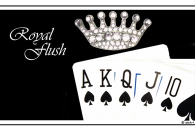 Poker Wallpapers   Royal Flush In Spade 1024x768