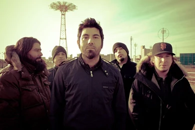 Download Wallpapers 1366x768 Deftones, Outdoor, Jackets, Sunlight ...
