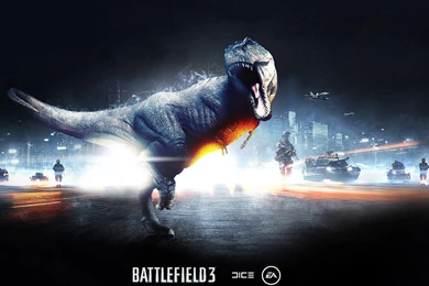Dinosaur In Battlefield 3 Wallpapers