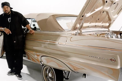 ICE CUBE Gangsta Rapper Rap Hip Hop Lowrider Chevrolet Impala ...