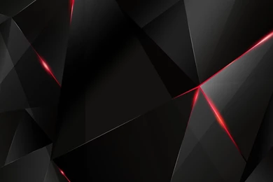 Black Polygon With Red Edges Abstract Hd Wallpapers 1920x1080 120 ...