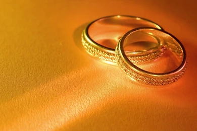 Gold Wedding Ring Backgrounds