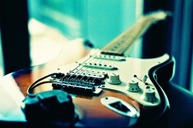 Grungy Guitar Desktop Wallpapers