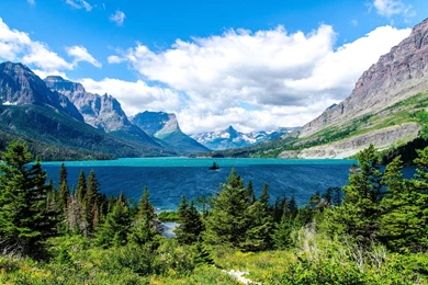 Saint Mary Lake Glacier National Park Wallpapers