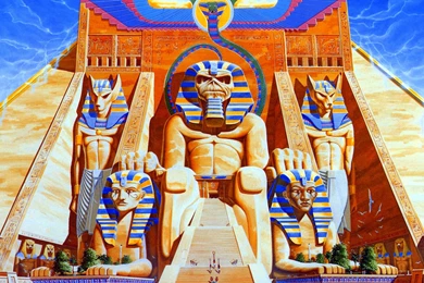 Download Wallpapers 3840x2400 Iron Maiden, Piramida, Pharaohs ...