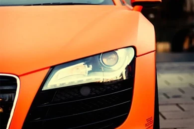 Audi Orange iPhone 5 Wallpapers (640x1136)