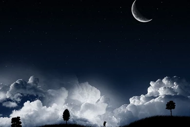 Beautiful Night Of Sky Wallpapers Free
