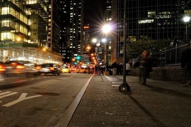 Night Time In New York HD Desktop Wallpapers : High Definition ...