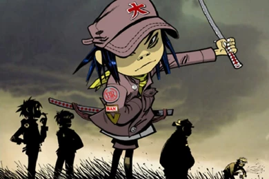 Anyone Got A HD Wallpapers Version Of This Image? : Gorillaz